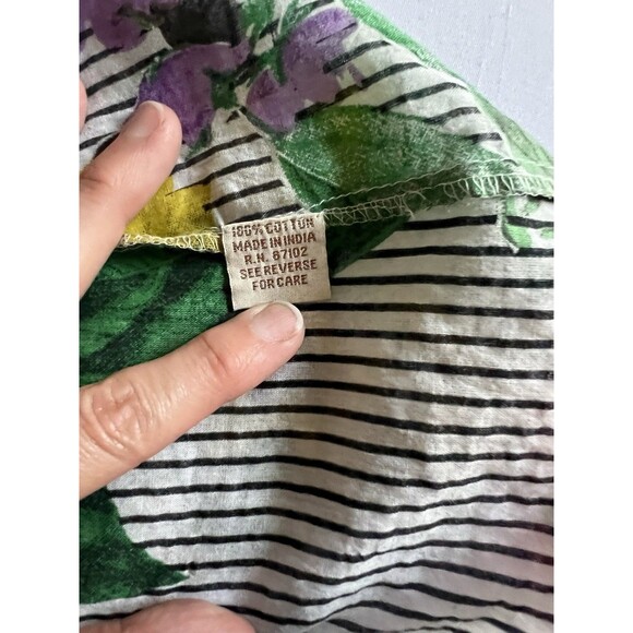 Magazine Floral Striped blouse, medium - Picture 4 of 5